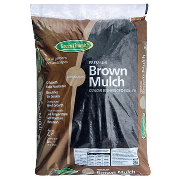 Oldcastle Lawn & Garden Gt 2Cuft Brn Mulch 52055471 Zoro